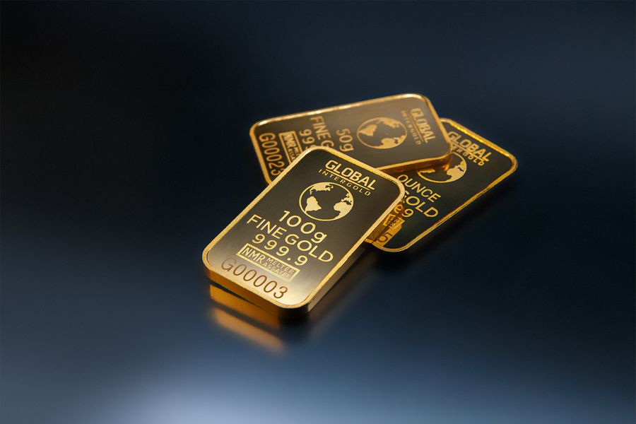 Batang emas melambangkan bonus reload deposit