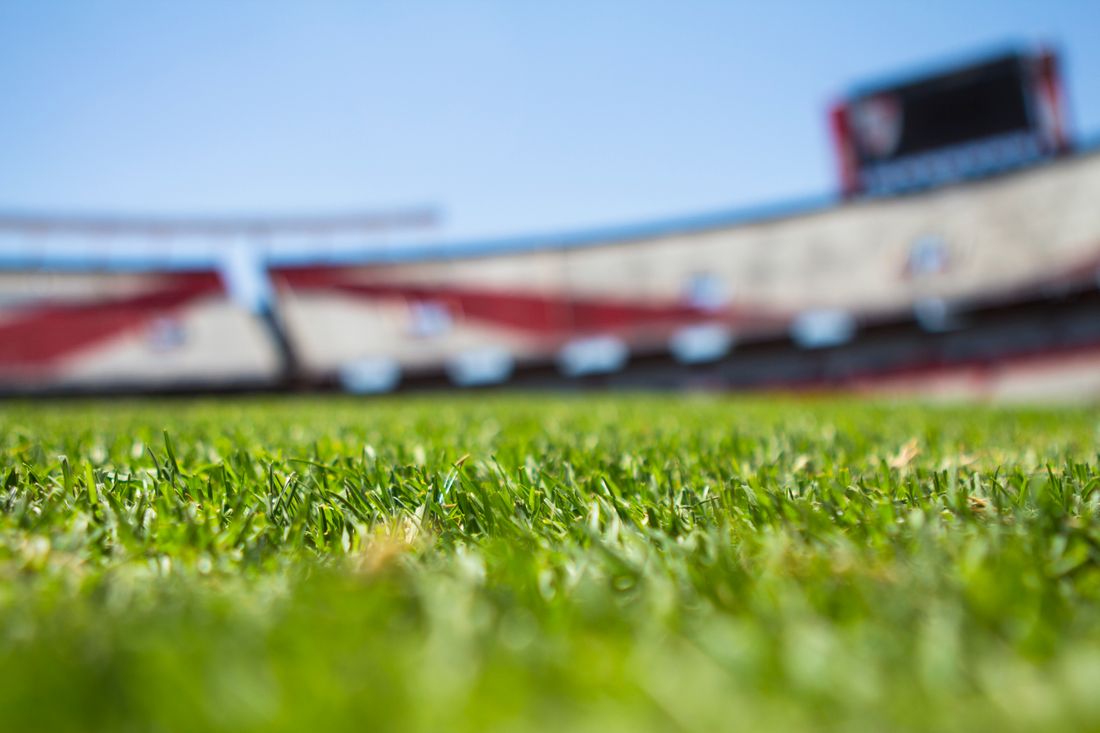 Stadion sepak bola hijau